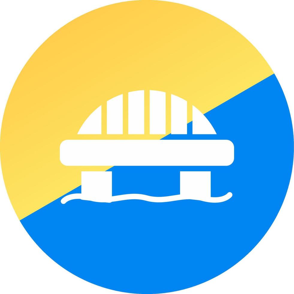 Bridge Creative Icon Design vector
