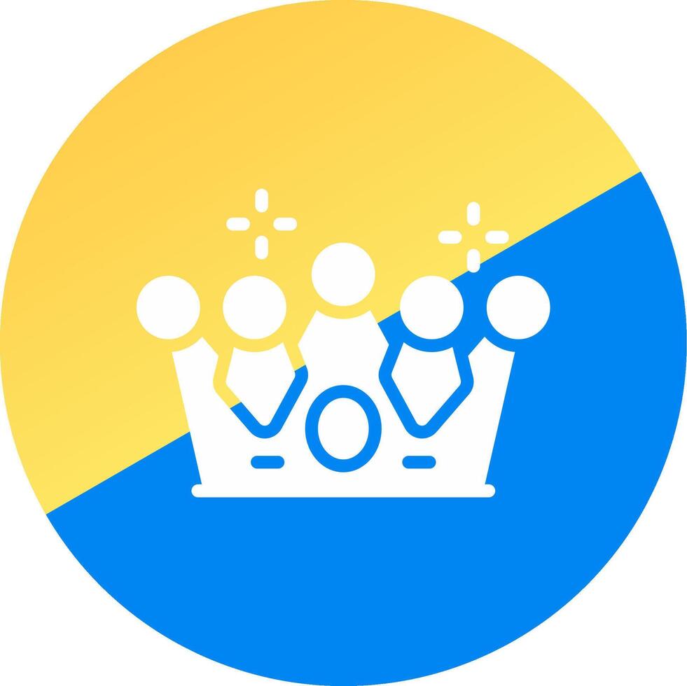 Crown Creative Icon Design vector