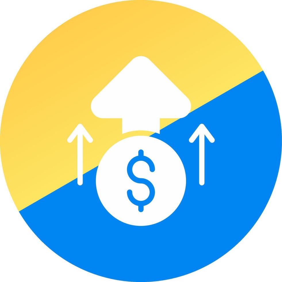 Profit Creative Icon Design vector