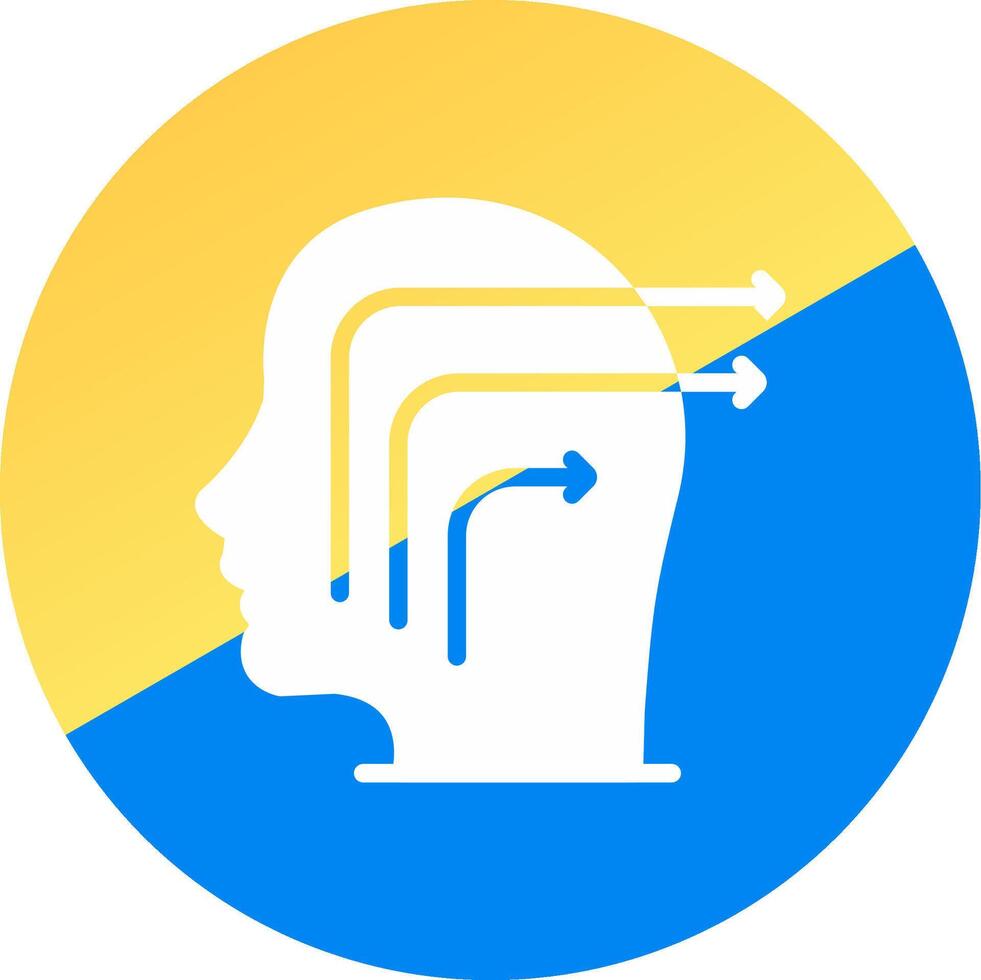 Knowledge Extraction Creative Icon Design vector