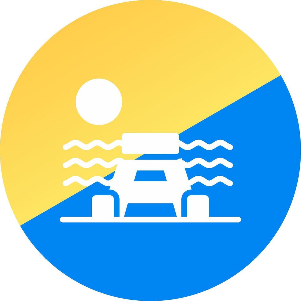 Dock Landscape Creative Icon Design vector