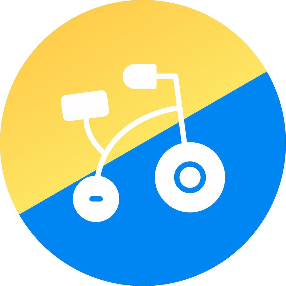 Bike Toy Creative Icon Design vector