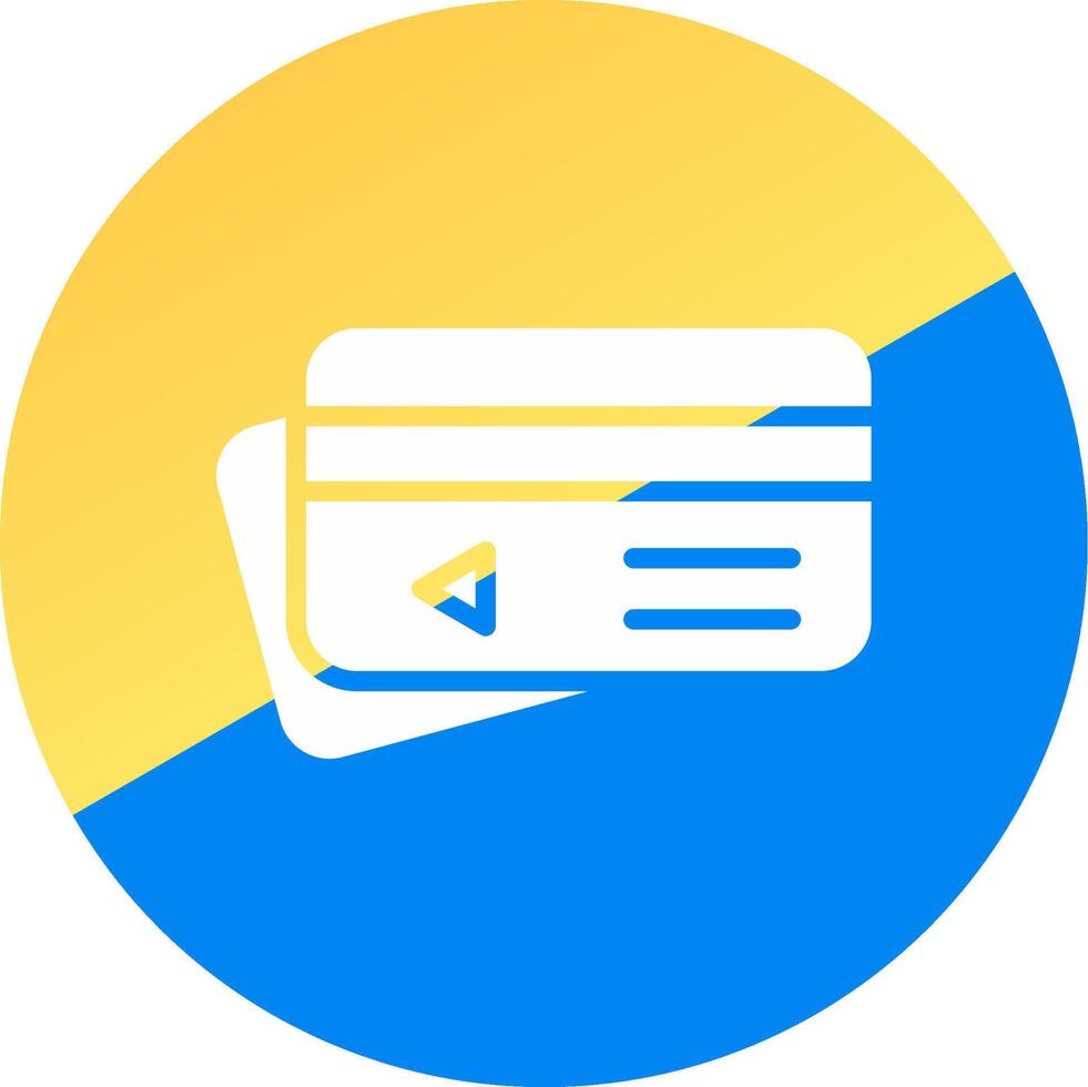 Credit Card Payment Creative Icon Design vector