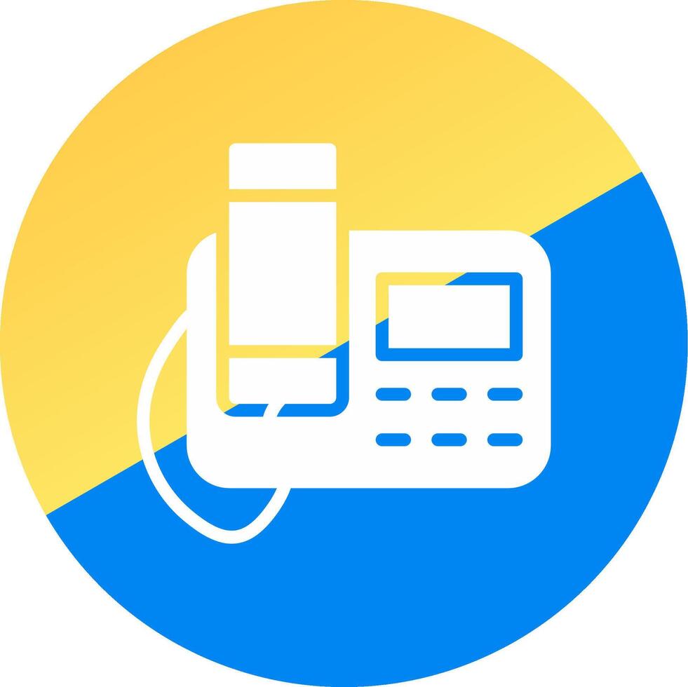 Telephone Creative Icon Design vector