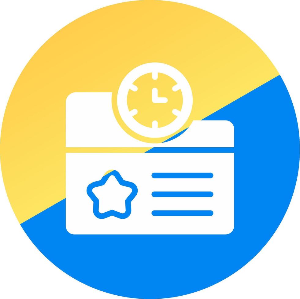 Project Deadline Creative Icon Design vector