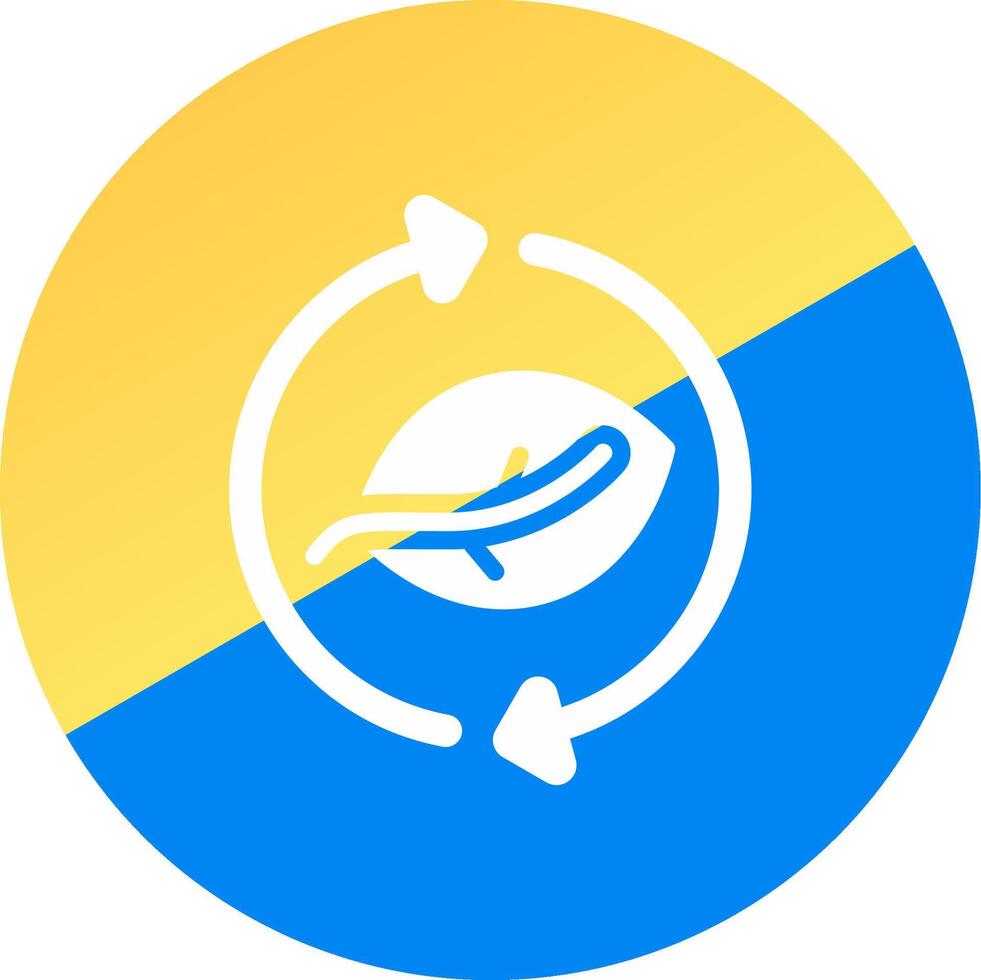 Leaf Recycle Creative Icon Design vector