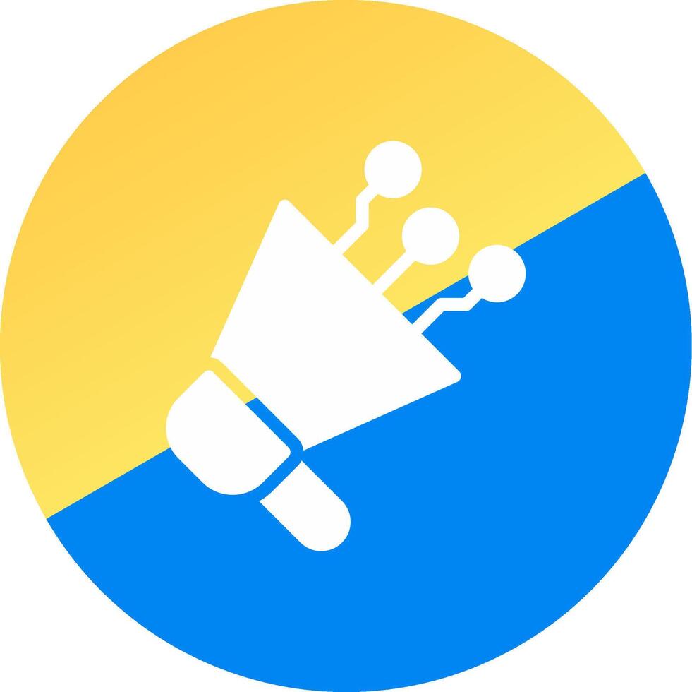 Content Marketer Creative Icon Design vector