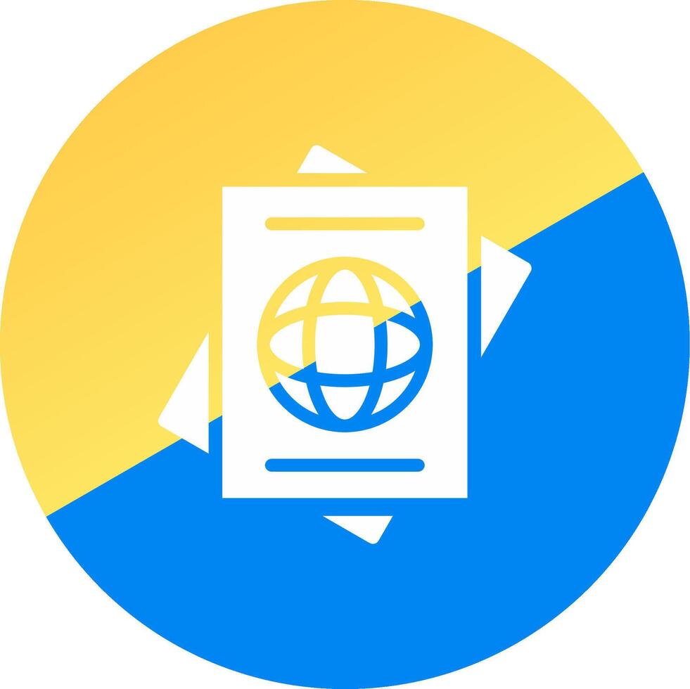 Passport Creative Icon Design vector