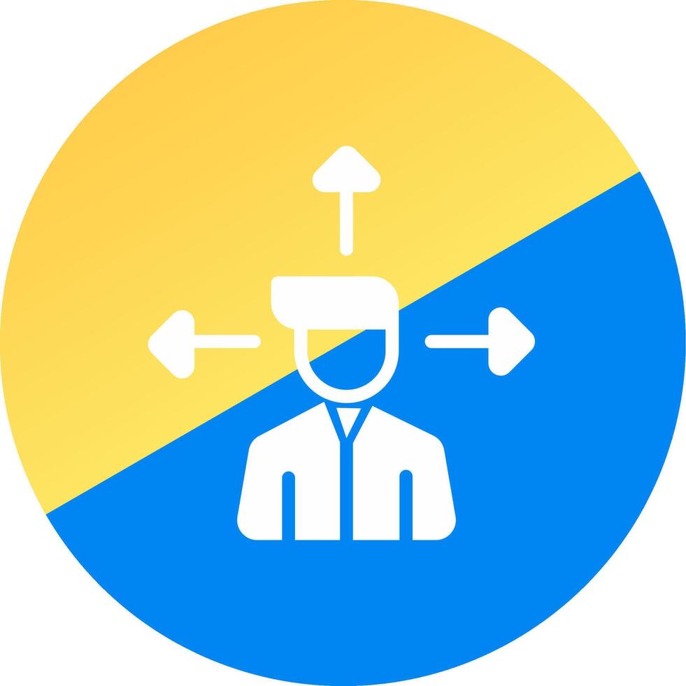Outsource Management Creative Icon Design vector