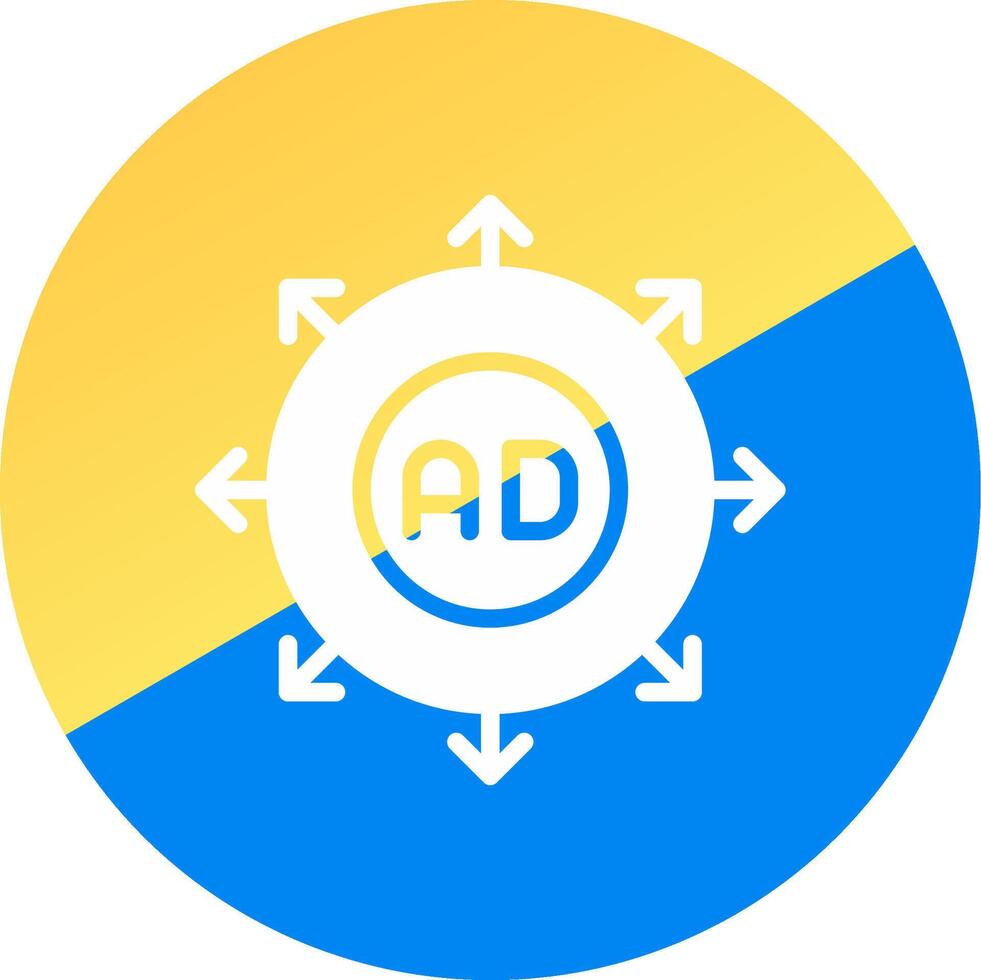 Advertising Submission Creative Icon Design vector