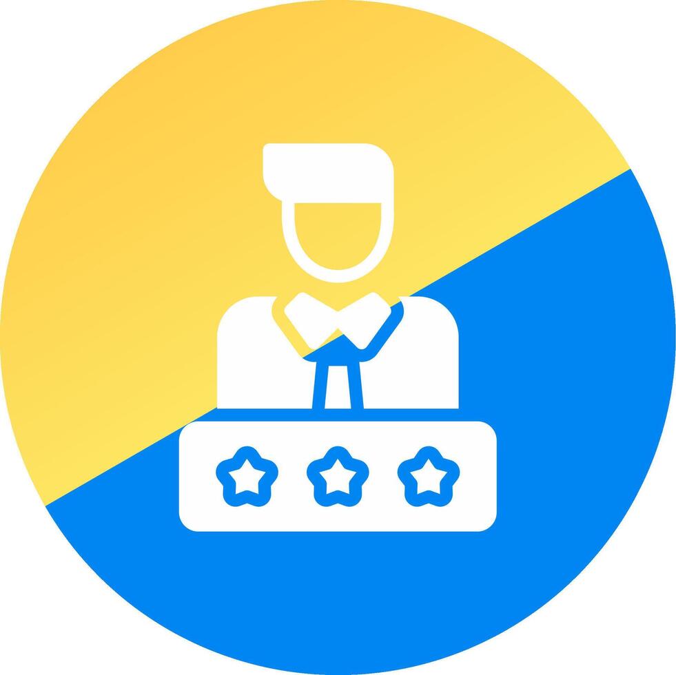 Brand Ambassador Creative Icon Design vector