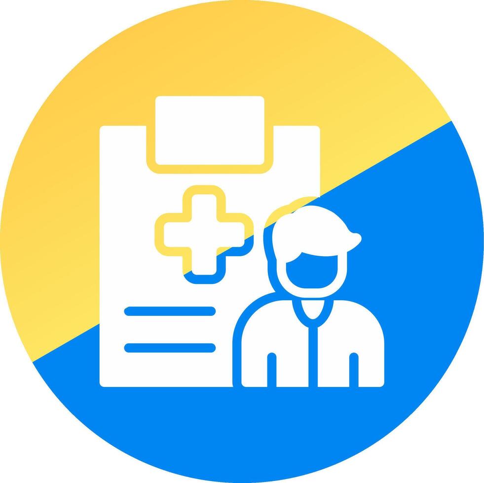 Health Inspector Creative Icon Design vector