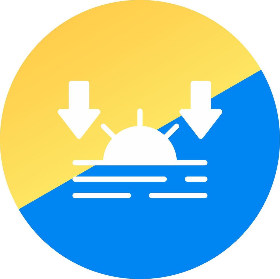Sunset Creative Icon Design vector