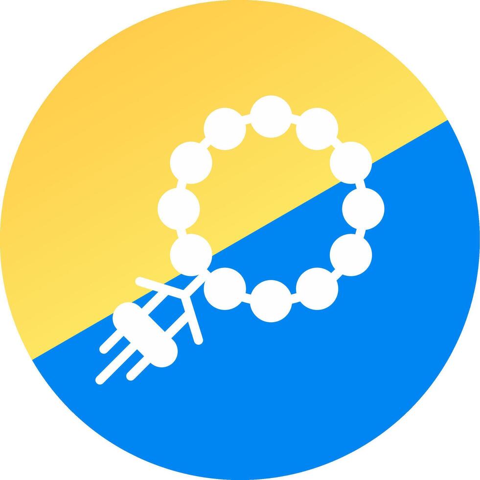 Rosary Creative Icon Design vector