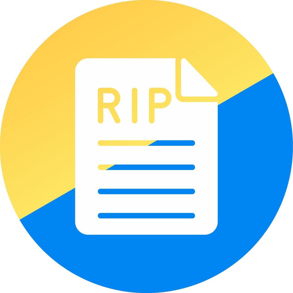 Death Certificate Creative Icon Design vector