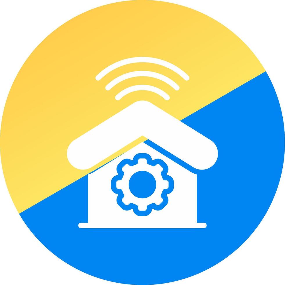 Home Automation Creative Icon Design vector