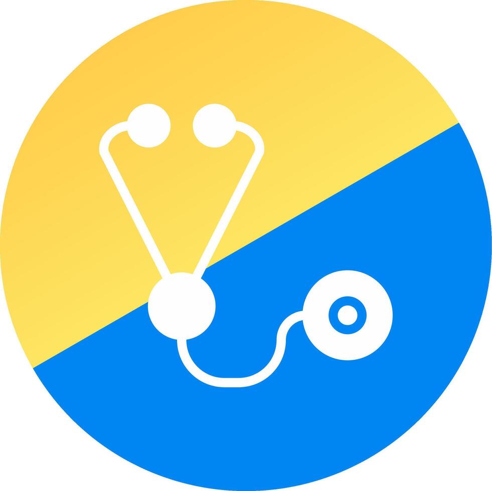 Stethoscope Creative Icon Design vector