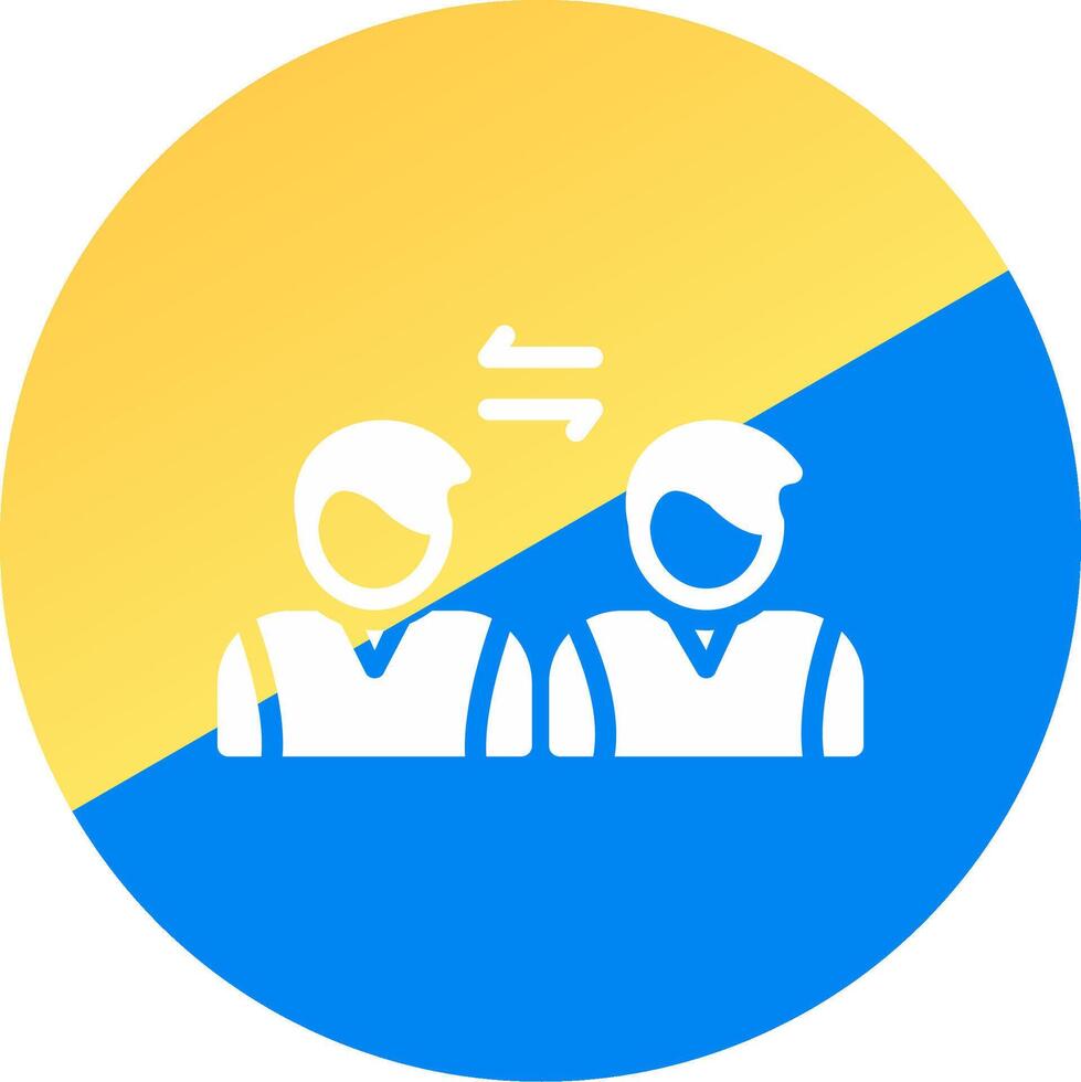 Social Distancing Creative Icon Design vector