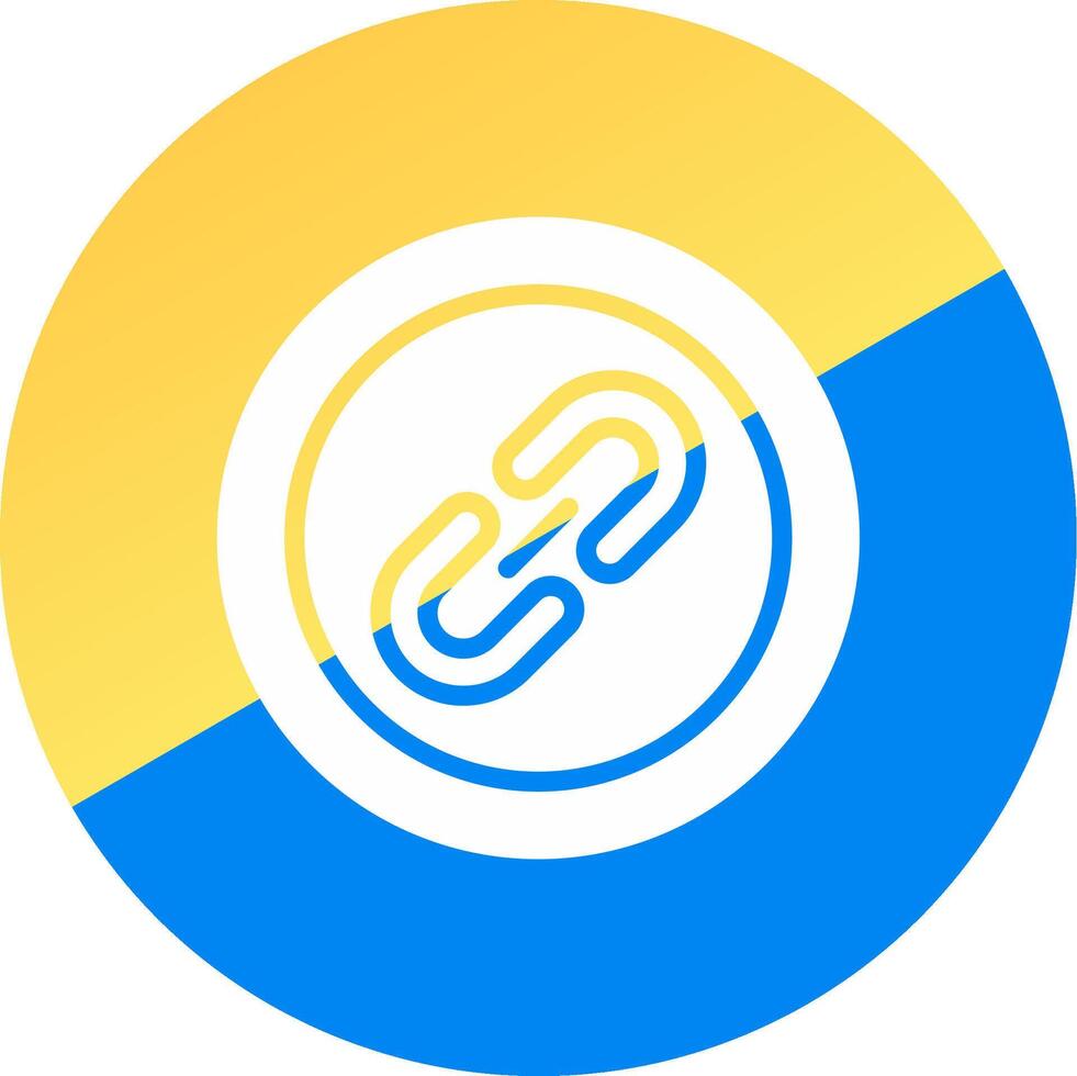 glyph Two Color Circle Design vector