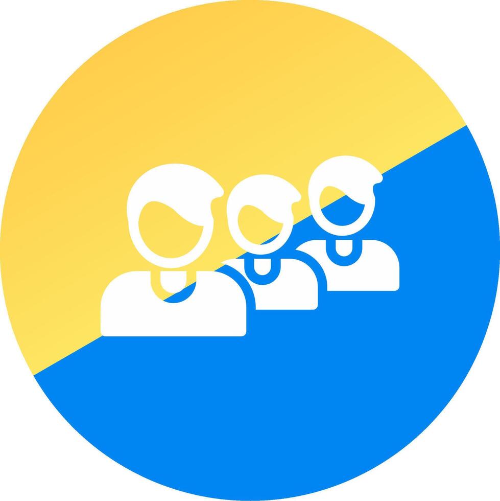 Queue Creative Icon Design vector