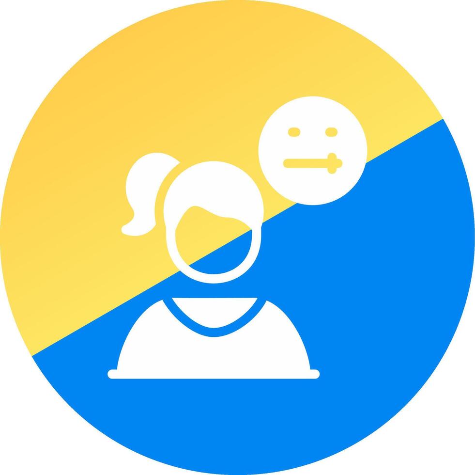 Concerned Creative Icon Design vector