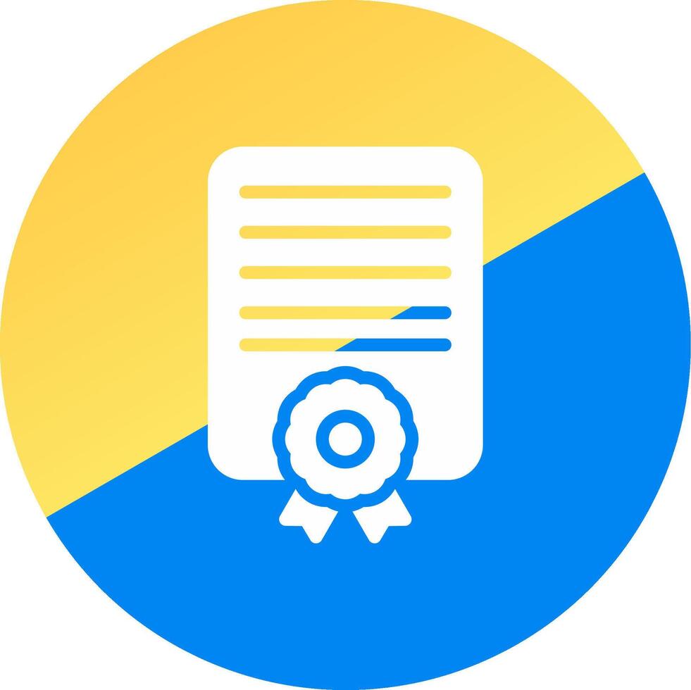 Business Permit Creative Icon Design vector