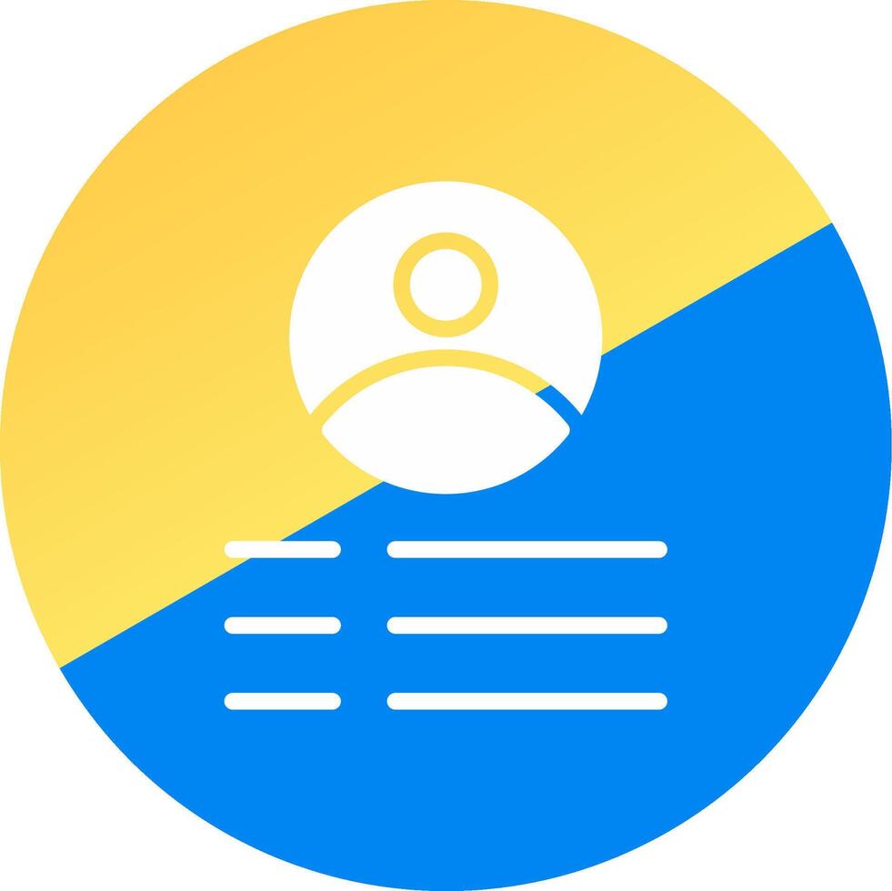Profile Creative Icon Design vector