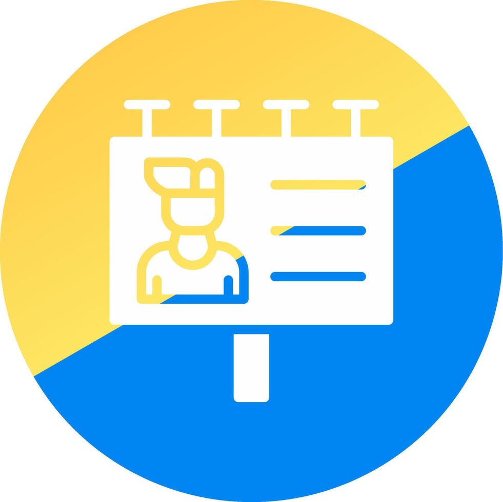 Advertisement Creative Icon Design vector