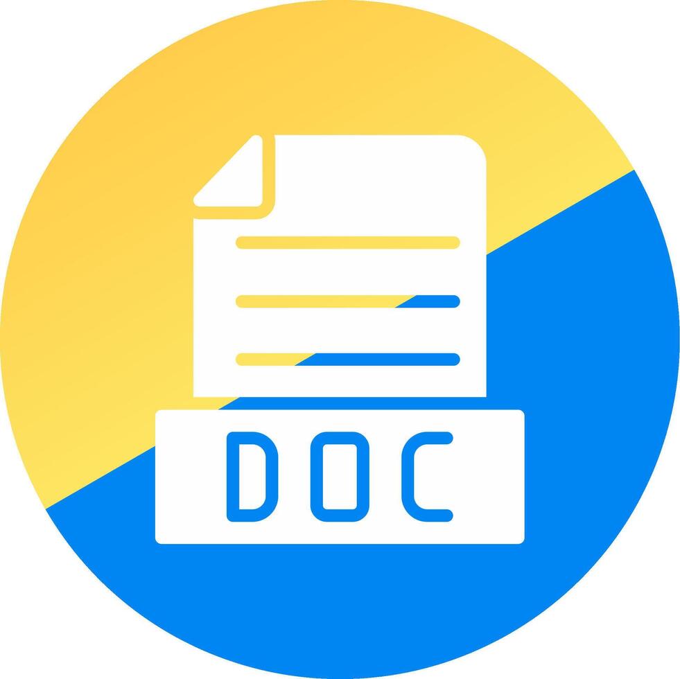 Doc Creative Icon Design vector
