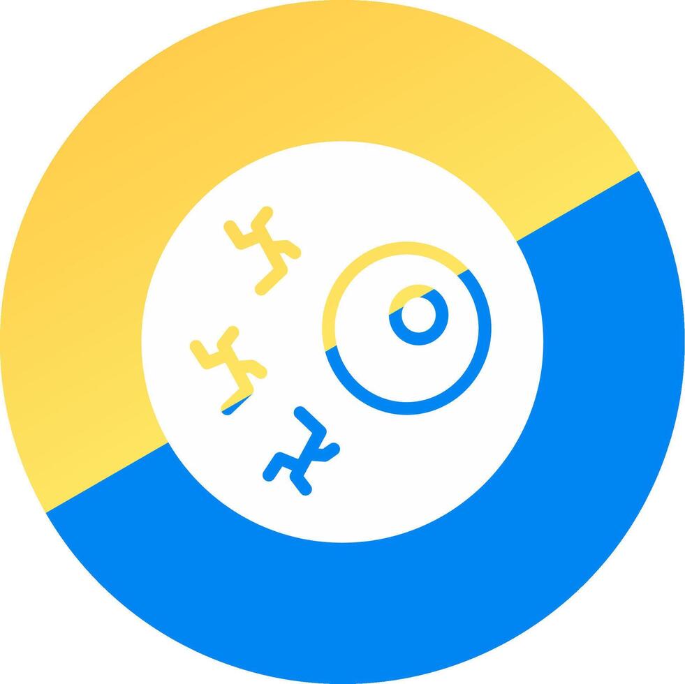 Optic Nerve Creative Icon Design vector