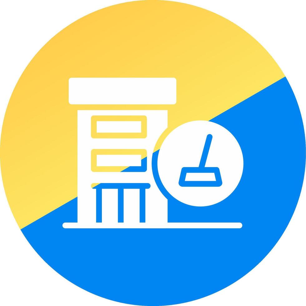 Hotel Cleaning Creative Icon Design vector