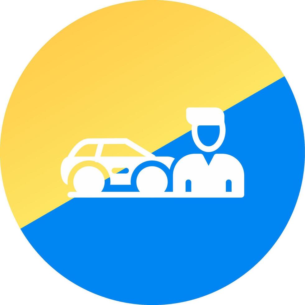Used Car Dealership Creative Icon Design vector