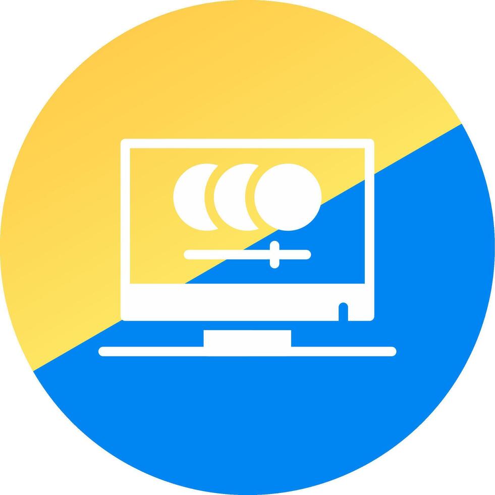 Digital Animation Creative Icon Design vector