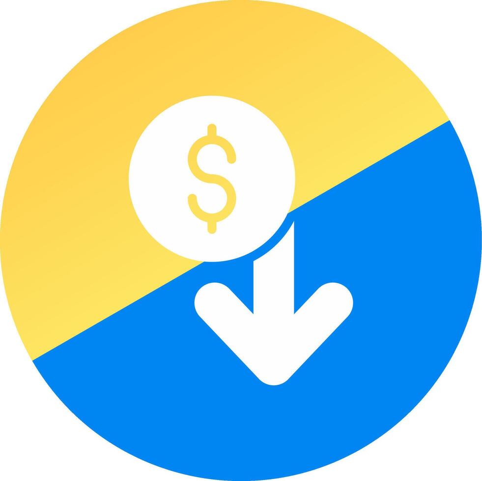 Capitalized Cost Reduction Creative Icon Design vector