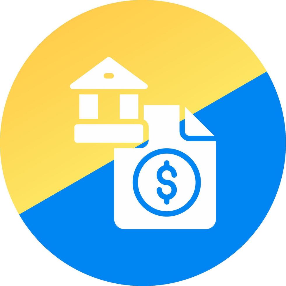 Bank Account Creative Icon Design vector