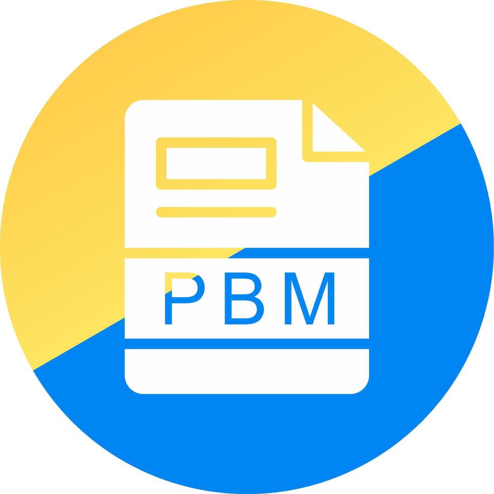 PBM Creative Icon Design vector