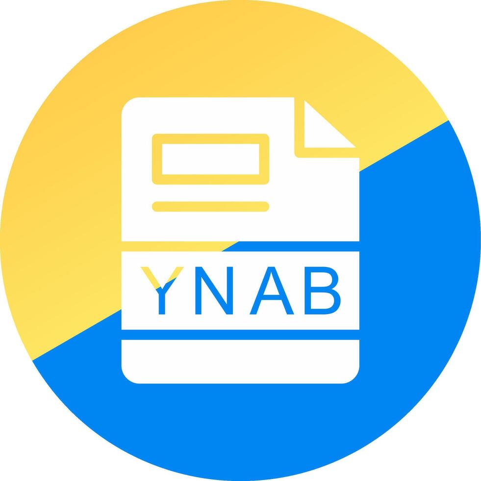 ynab creativo icono diseño vector