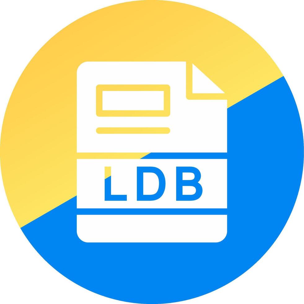 LDB Creative Icon Design vector