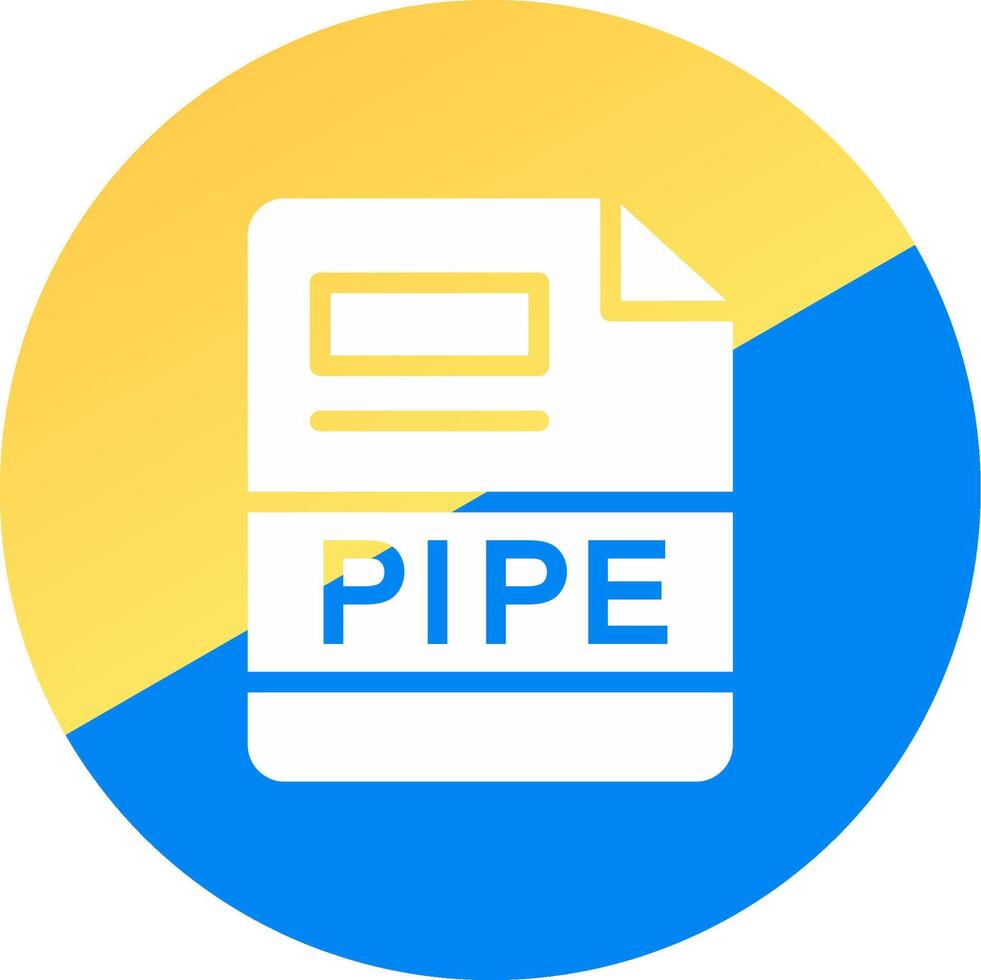 PIPE Creative Icon Design vector
