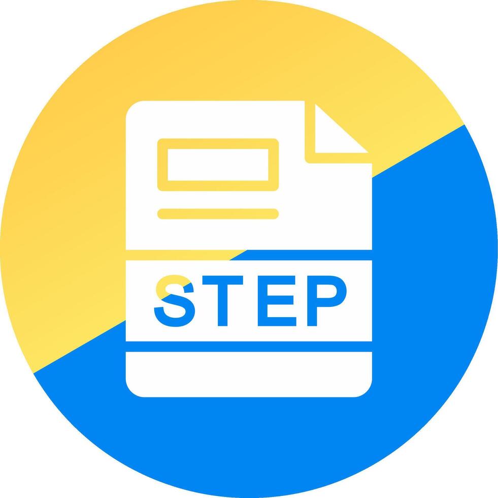 STEP Creative Icon Design vector