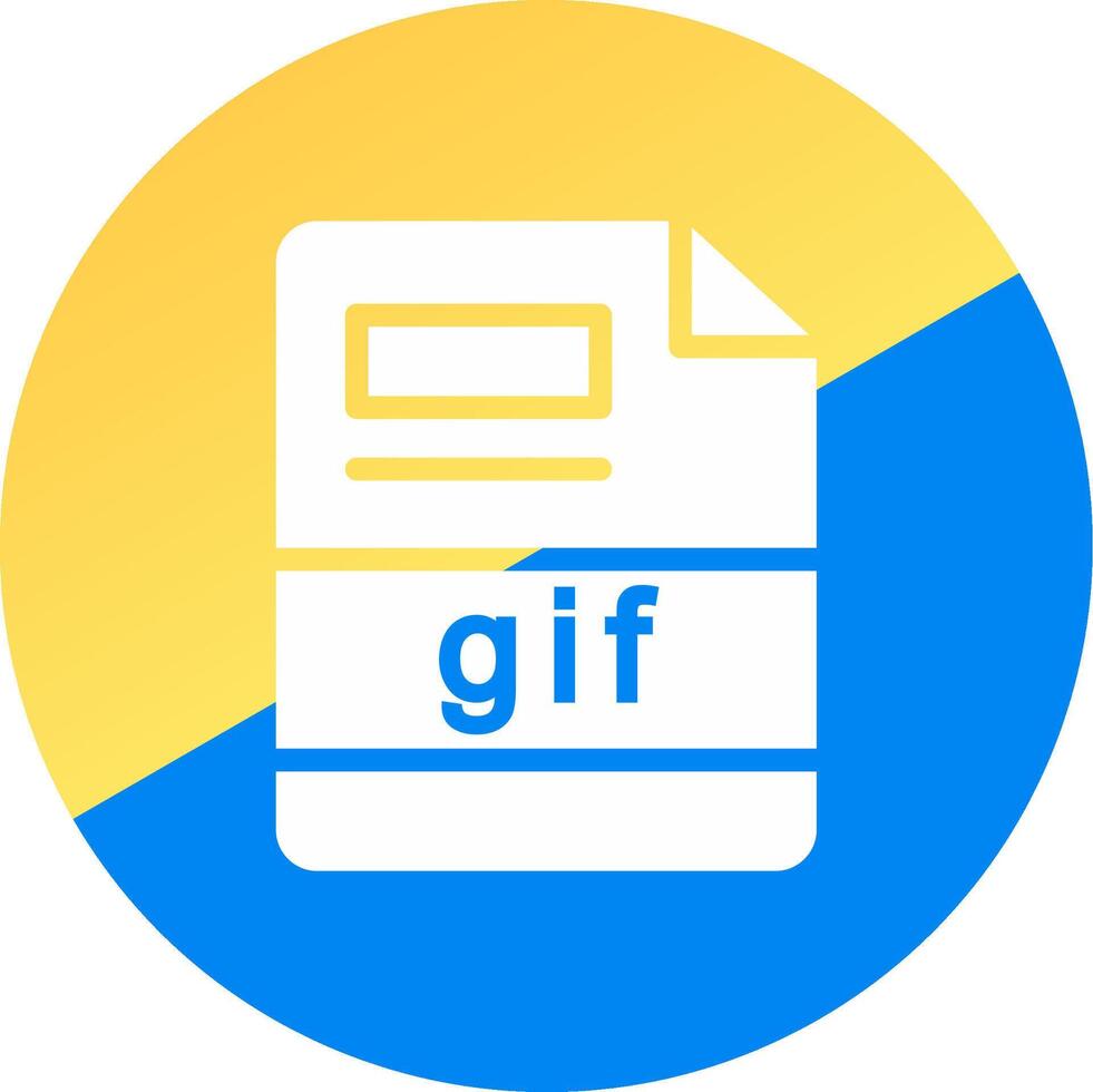 gif Creative Icon Design vector