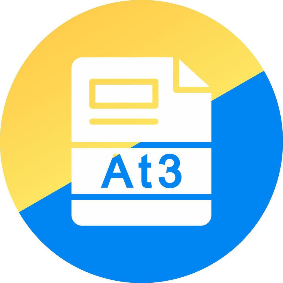 AT3 Creative Icon Design vector