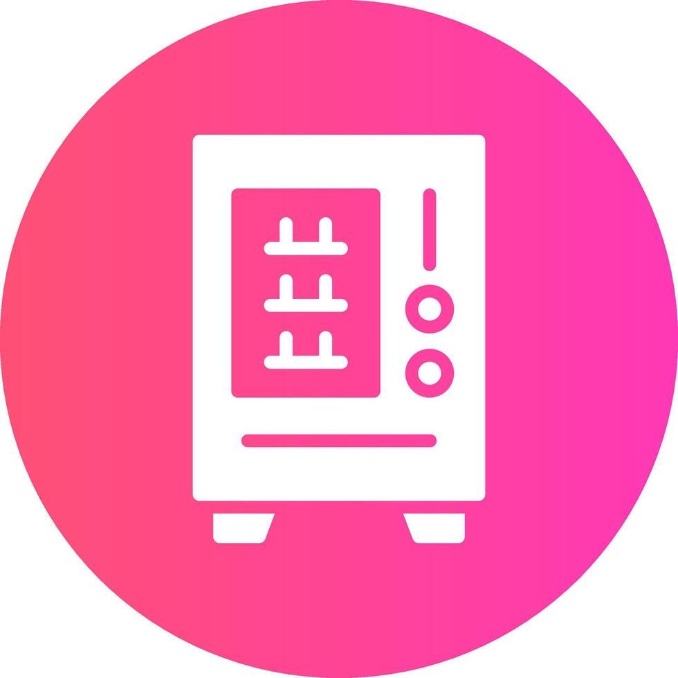 Vending Machine Creative Icon Design vector