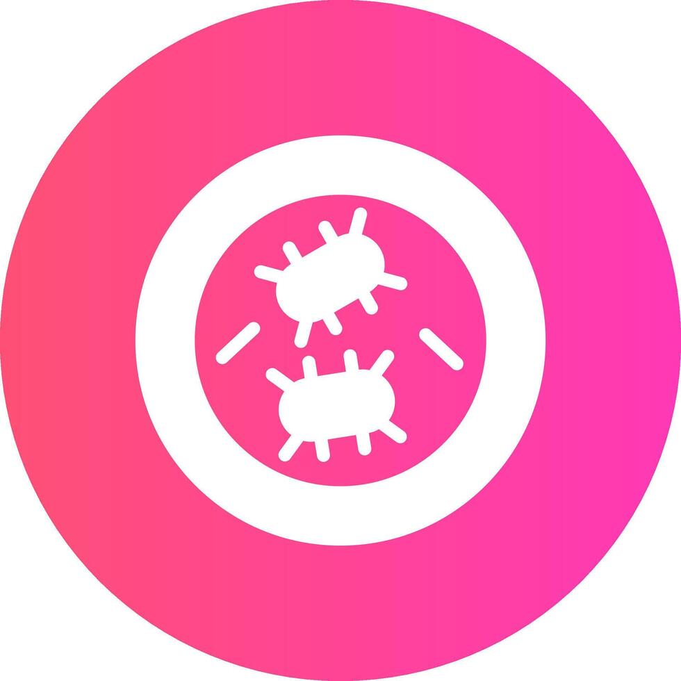 Petri Dish Creative Icon Design vector