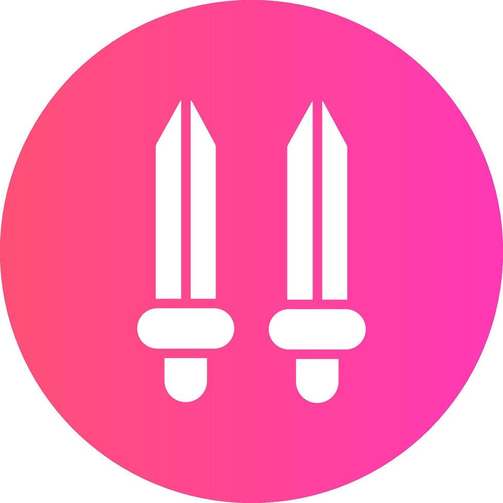 Swords Creative Icon Design vector