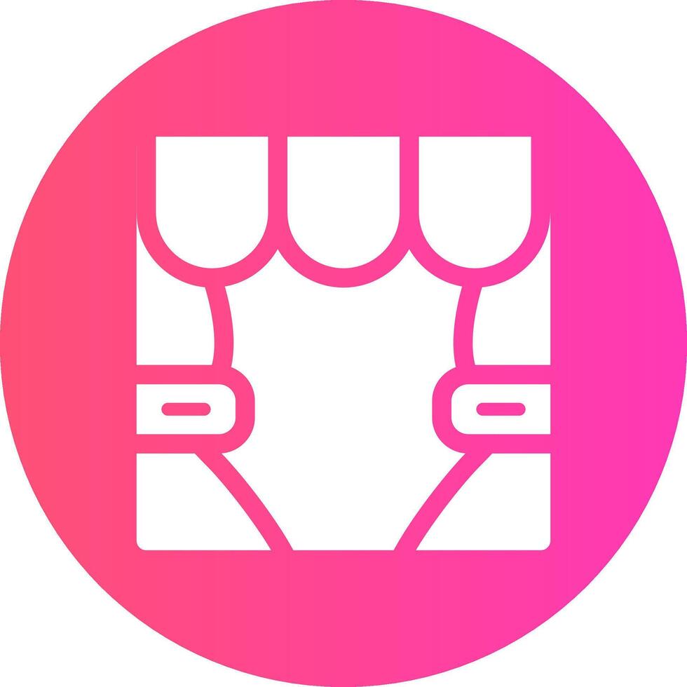 Stage Creative Icon Design vector