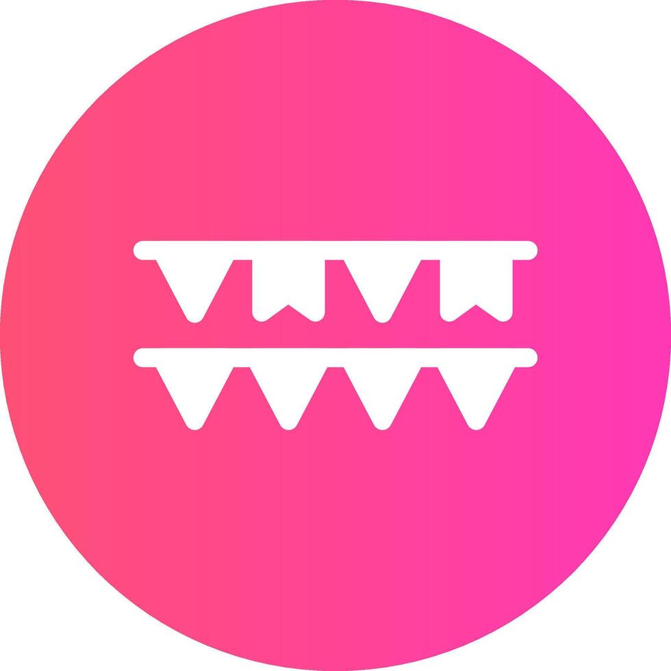 Pennant Creative Icon Design vector
