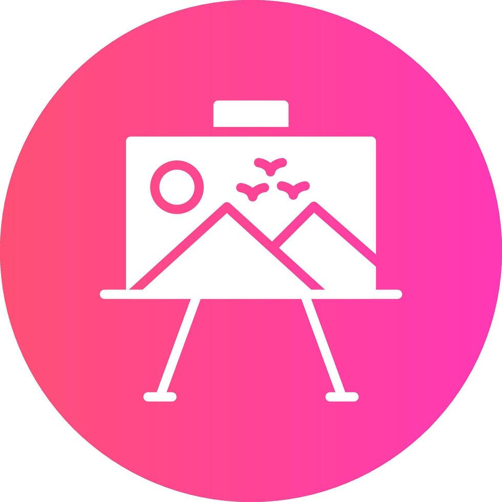 diseño de icono creativo de lienzo de pintura vector