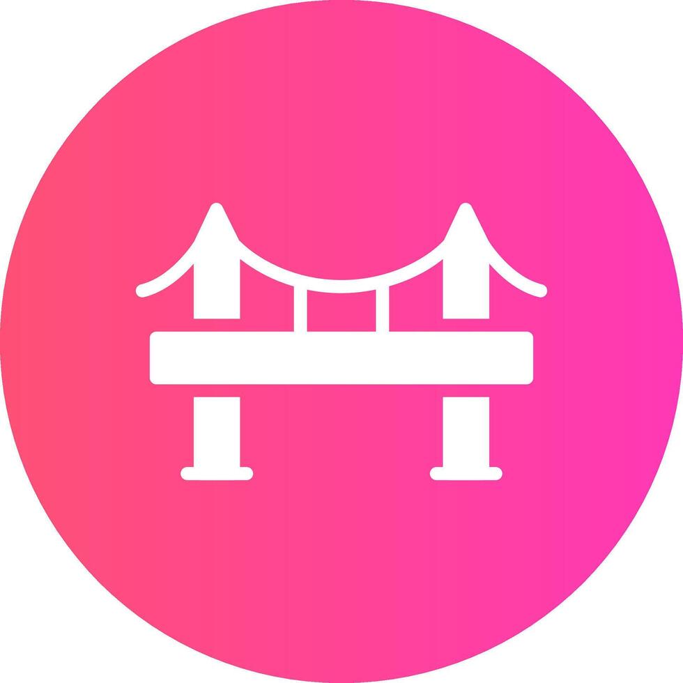 Bridge Creative Icon Design vector