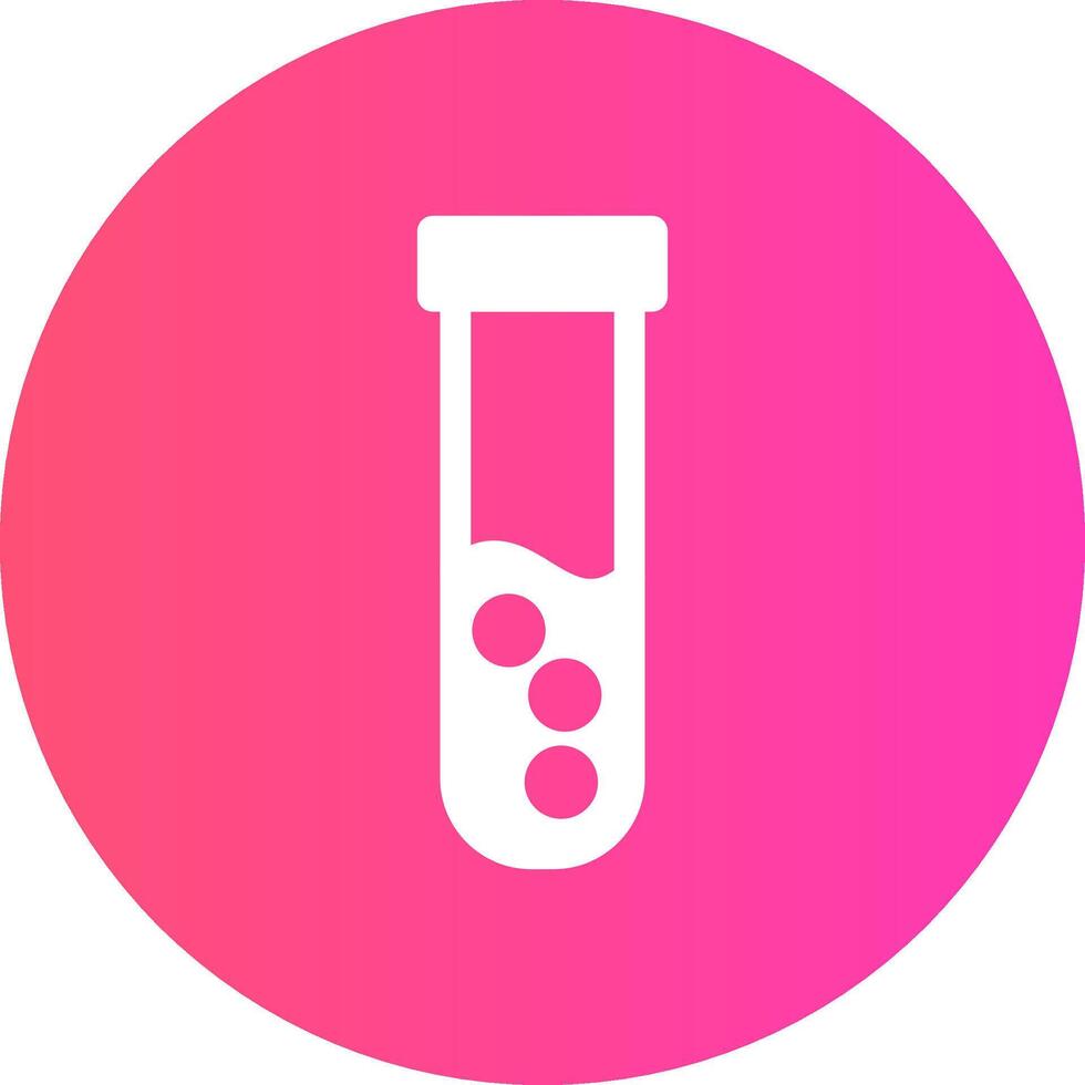 Test Tube Creative Icon Design vector